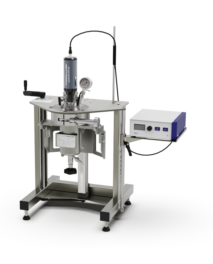 Midiclave 高溫高壓反應器,配備升降裝置與快速閉合系統 Midiclave 高溫高壓反應器,配備升降裝置與快速閉合系統